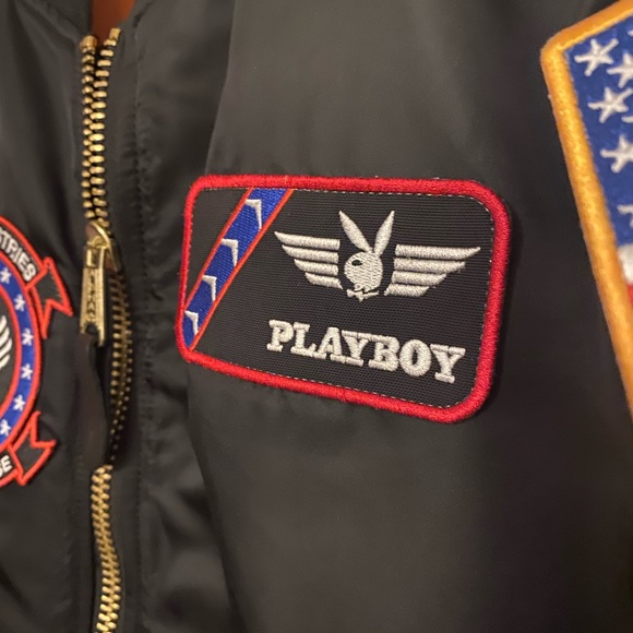 PLAYBOY Jackets & Coats Alpha Industries X Playboy Bomber Jacket